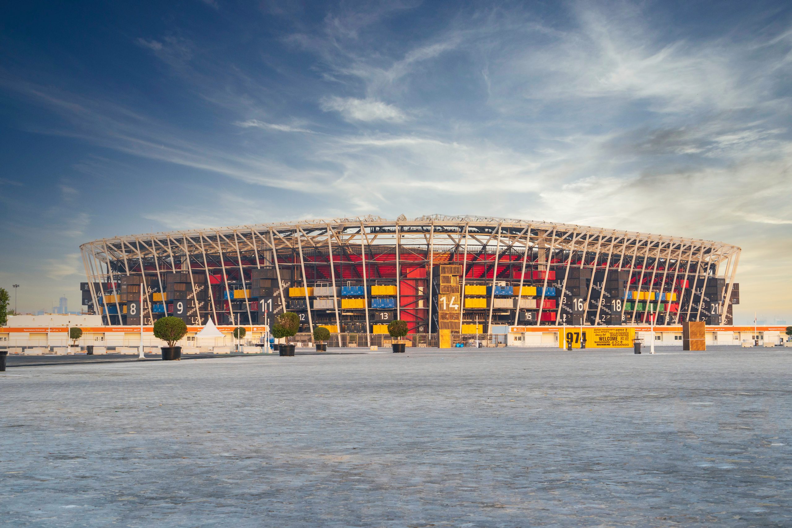 Shipping Container Stadium Will Host The World Cup